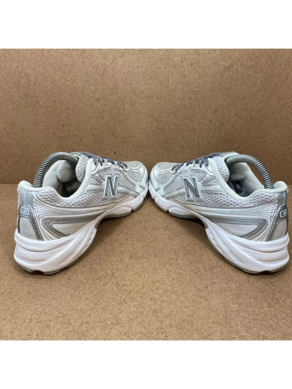 New Balance Women's Athletic Sneakers in White and Light Gray